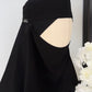 Niqab Saoudien Bedoon essm (mi-long)