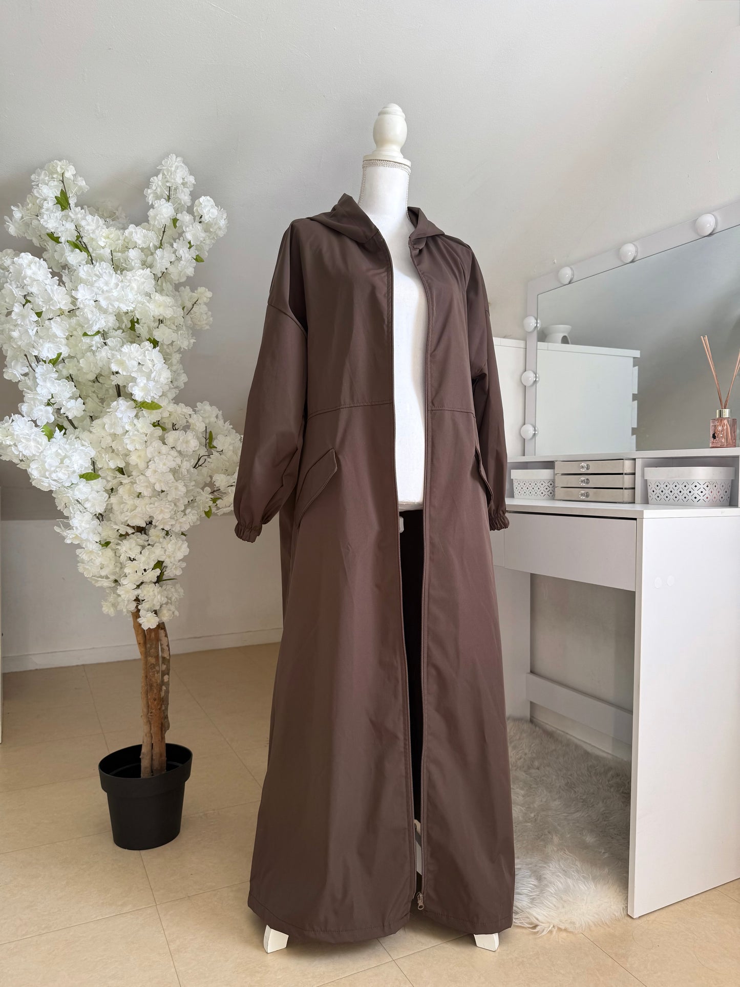 Parka marron