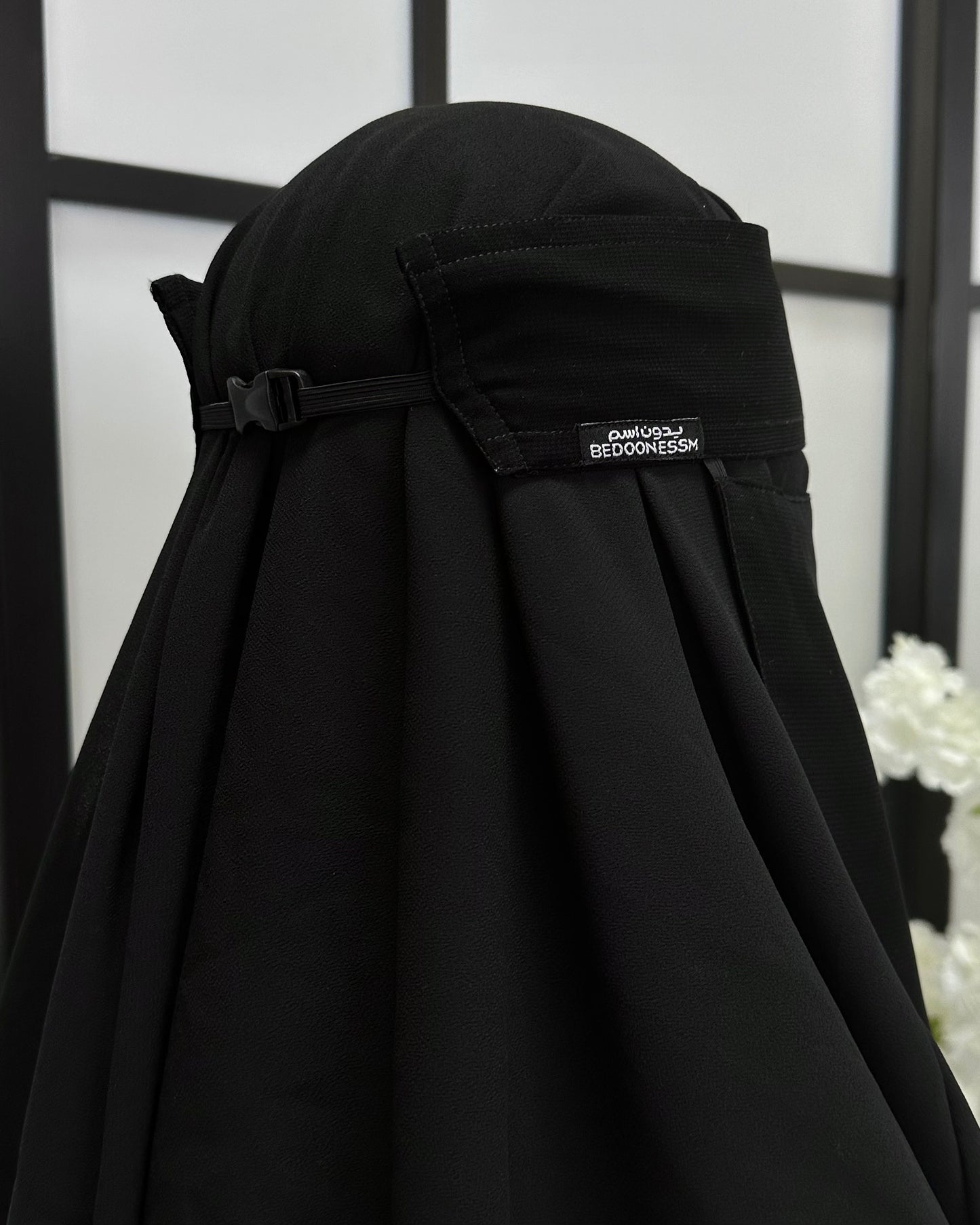 Niqab Bedoon essm à clips