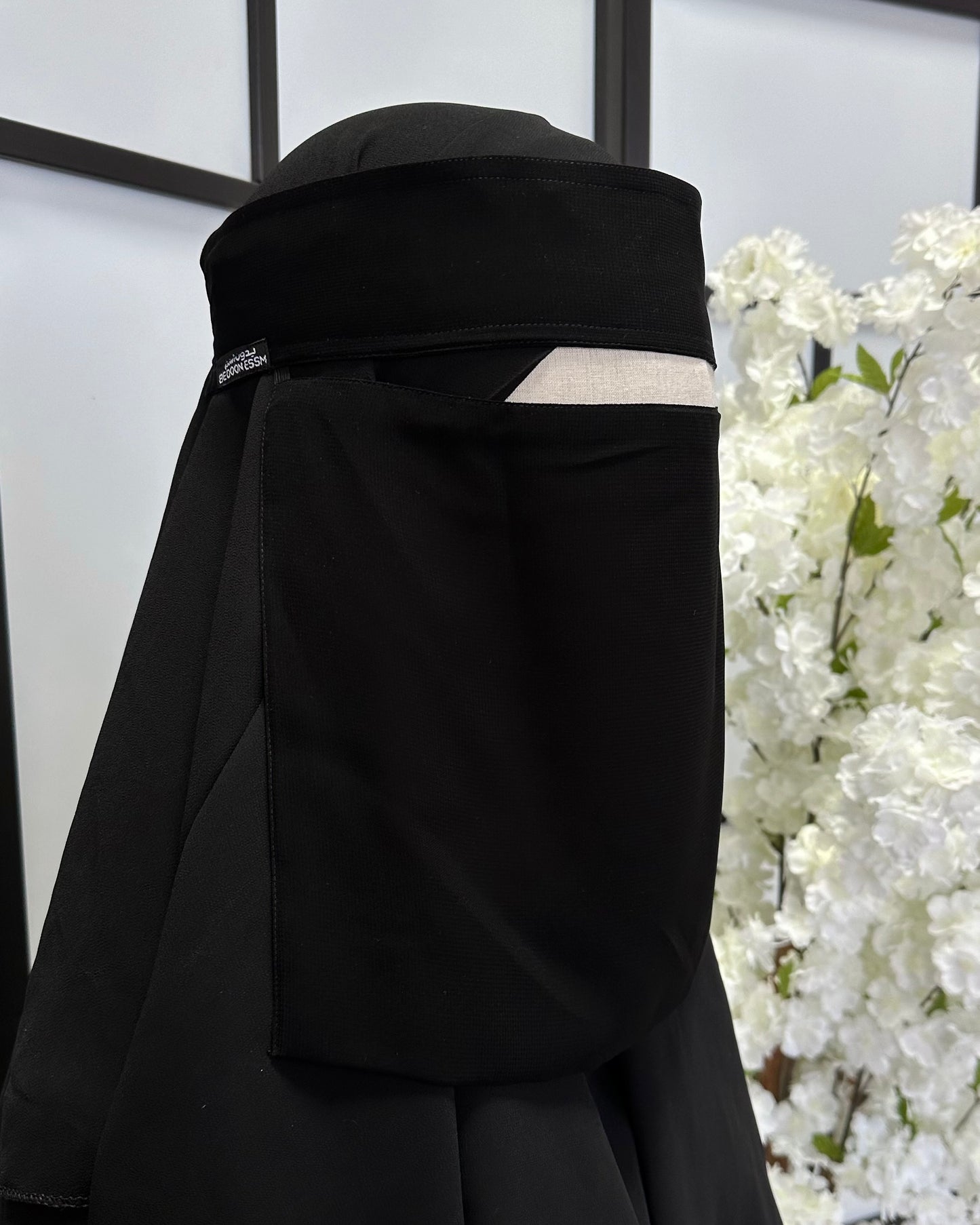 Niqab Bedoon essm à clips