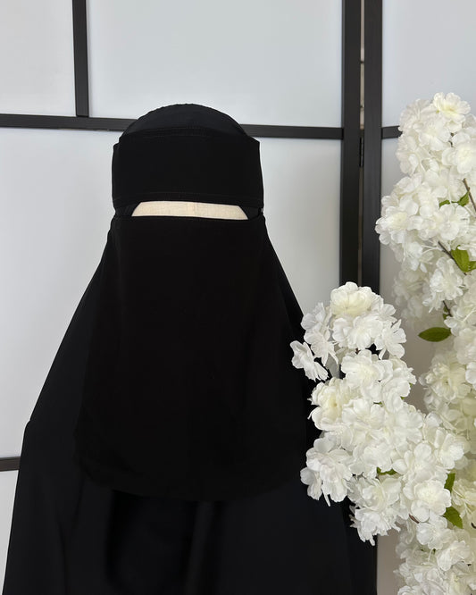 Niqab Saoudien Bedoon essm (mi-long)